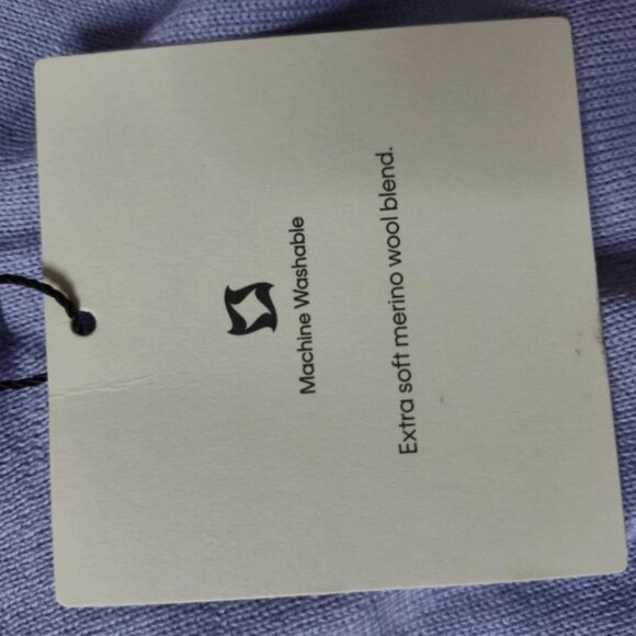 Calvin Klein V-Neck Sweater Top Light Purple Size XS Extra Small - Picture 4 of 13